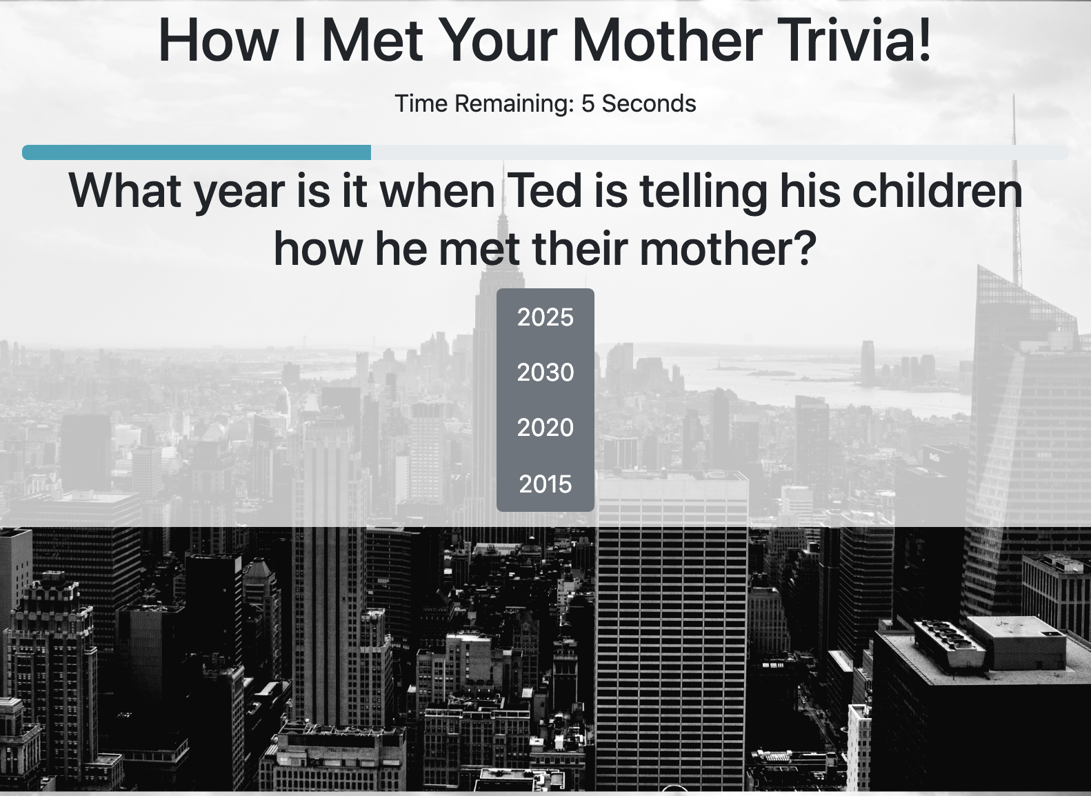 How I Met Yout Mother Trivia